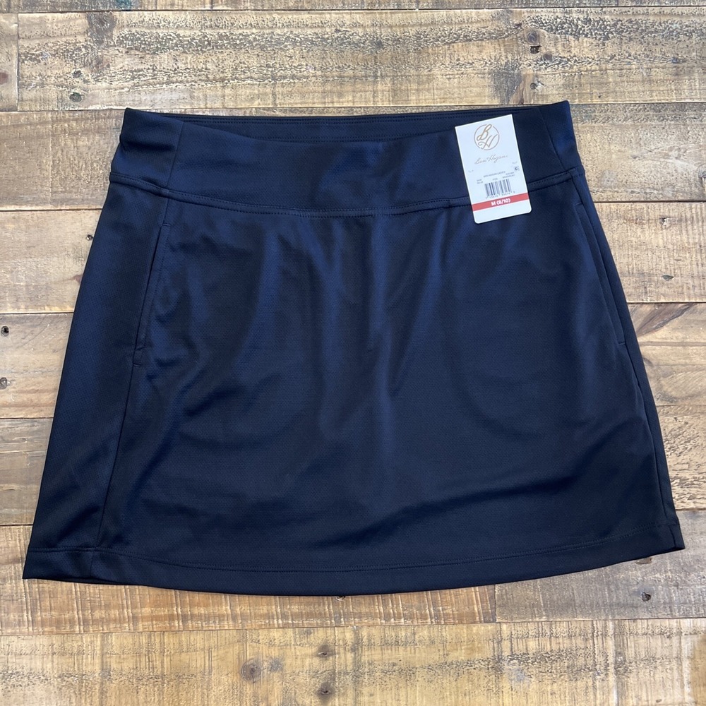 Lady Ben Hogan Golf/Tennis Active Skort Skirt Women's Size 8/10 Black Pockets - Picture 1 of 7